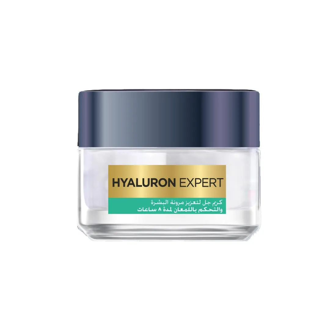 Hyaluron Expert Moisturiser and Anti-Aging 8h Shine Control Replumping Gel -Cream