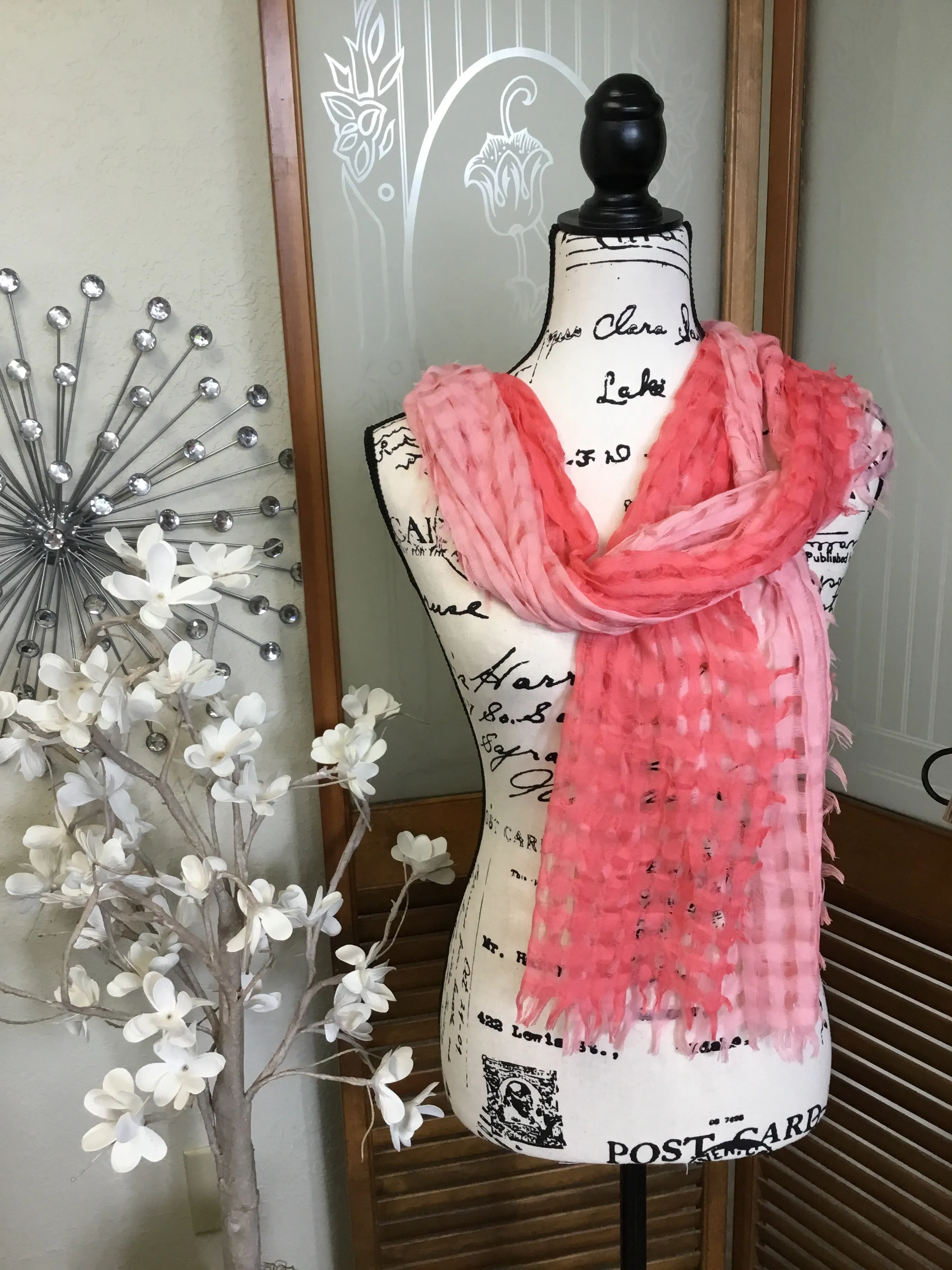 Shades of Pink Scarf